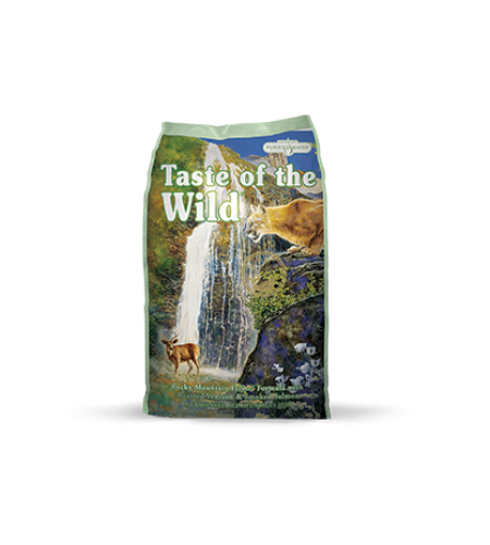 TASTE OF THE WILD ROCKY MOUNTAIN FELINE (VEADO E SALMÃO) 7KG
